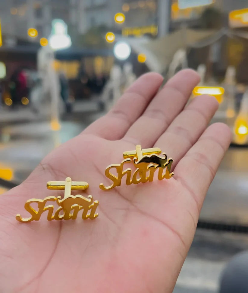 Name Cufflinks Customized Personalized