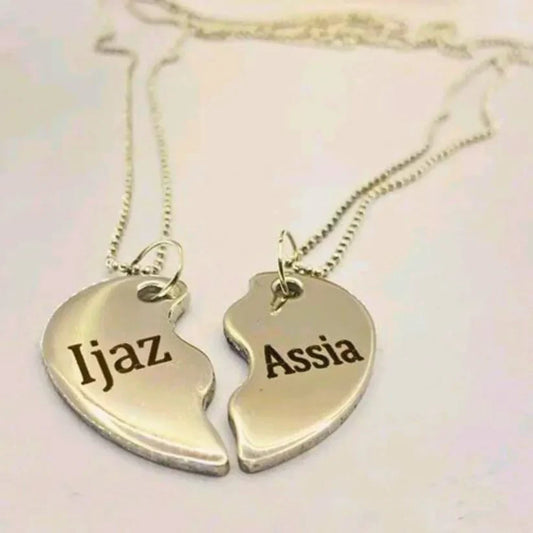 BROKEN HEART  (COUPLE NECKLACE)