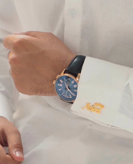 Name Cufflinks Customized Personalized