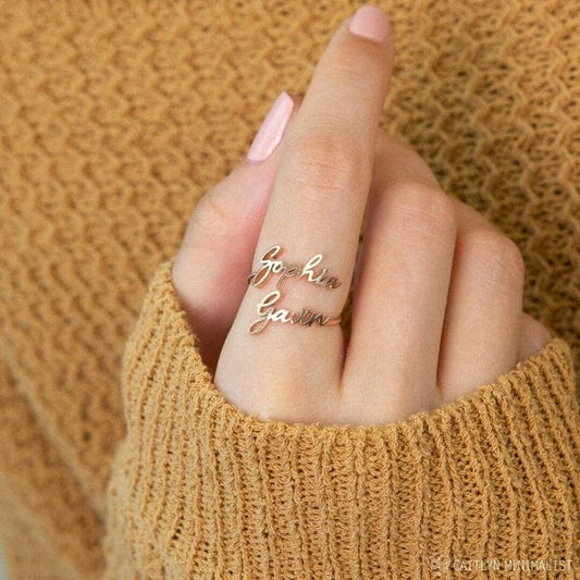 Customize Name Ring